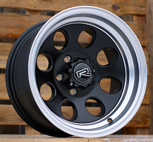 R15x8  5X114.3  ET  M20  83.1  XF171  Black Half Matt+Polished Lip (BLHMPL)  For 4X4  (R+K4) (1 foto / 1)