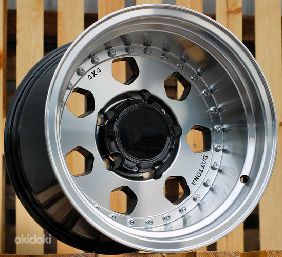 R15x10  6X139.7  ET  M44  110.1  XF223  Black Polished (MB)  For 4X4  (R)