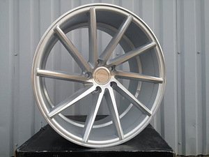 R19x9  5X120  ET  35  72.6  XF096  Machined Silver (MS)  For RACIN  (K7)  ((Left) Style Vossen (AKC 70 Eur)) (1 foto / 1)