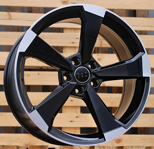 R17x7.5  5X112  ET  45  66.5  XE351  (BY1491)  Black Polished (MB)  For AUD  (Z2) (1 foto / 1)