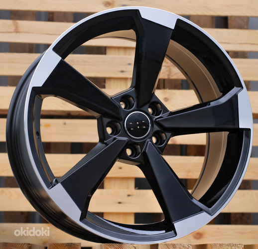 R19x8.5  5X112  ET  32  66.5  XE351  (BK5589)  Black Polished (MB)  For AUD  (K4)