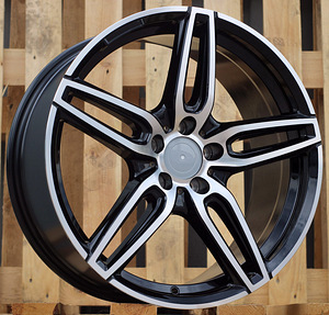 R19x8.5  5X112  ET  43  66.6  XE225  Black Polished (MB)  For MER  (K4)  ((AKC 105 Eur)) (1 foto / 1)