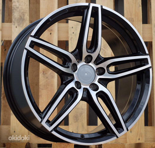 R19x8.5  5X112  ET  43  66.6  XE225  Black Polished (MB)  For MER  (K4)  ((AKC 105 Eur))