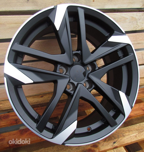 R18x8  5X108  ET  45  65.1  XE170  (BK5788)  Black Polished (MB)  For PEUG  (P+R)