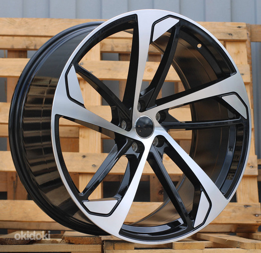 R18x8  5X112  ET  35  66.5  XE139  (BK5366)  Black Polished (MB)  For AUD  (P2+K4)