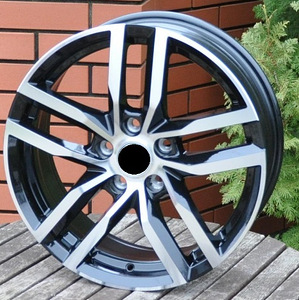 R16x6.5  5X112  ET  46  57.1  VW502  (FR585)  Black Polished (MB)  For VW  (P) (1 foto / 1)