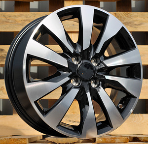 R16x6  4X100  ET  45  60.1  W1785  Black Polished (MB)  For RACIN  (Z5) (1 foto / 1)