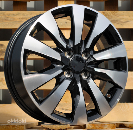 R16x6  4X100  ET  45  60.1  W1785  Black Polished (MB)  For RACIN  (Z5)