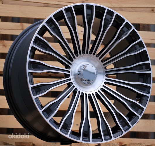 R21x9  5X112  ET  35  66.6  TX226  Black Polished (MB)  For MER  (K7)  (FORGED (Rear+Front))
