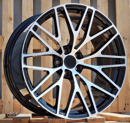 R21x10  5X112  ET  19  66.5  TXRGW5697  Black Polished (MB)  For PORCH  (K3)  (FORGED (Rear+Front))