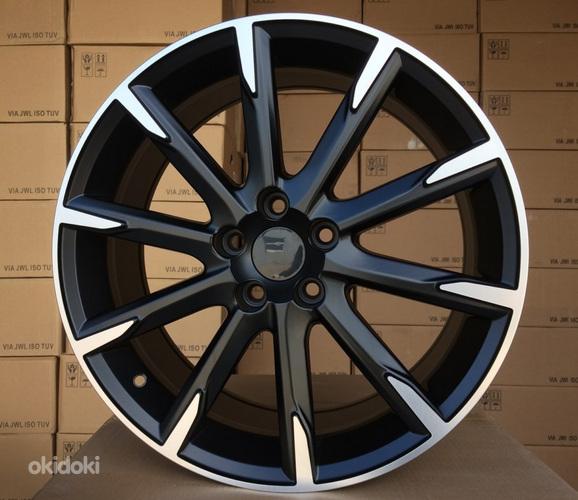 R18x8  5X108  ET  50  63.3  V516  (FE135)  Black Polished (MB)  For VOLVO  (P1)