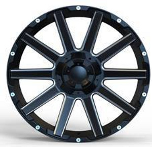 R22x10  5X114.3/139  ET  M20  67.1  SW454  Black (BL)  For 4X4  (K3)  (Milling) (1 foto / 1)