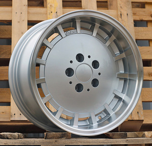R16x8  5X112  ET  11  66.6  SW355  Silver+Polished Lip (SP)  For MER  (P1)  (Rear+Front) (1 foto / 1)