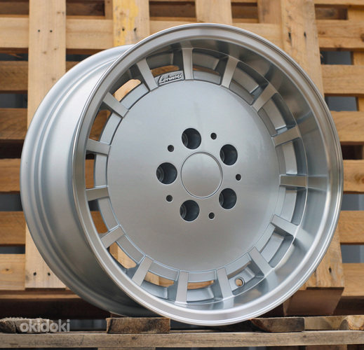 R16x8  5X112  ET  11  66.6  SW355  Silver+Polished Lip (SP)  For MER  (P1)  (Rear+Front)