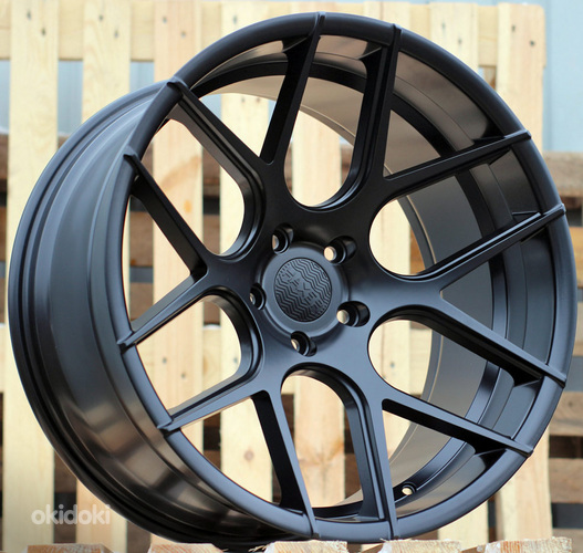 R17x9  5X120  ET  35  72.6  SSA03  (HX022)  Black Half Matt (BLHM)  For HAXER  (P2+Z2+Z1)  (Rear+Front)