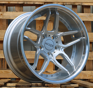 R18x10  5X120  ET  15  74.1  SSA01  (HX030)  Silver+Polished Lip (SP)  For HAXER  (Z1+Z2)  (Rear+Front) (1 foto / 1)