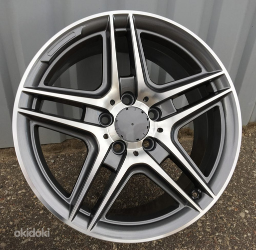 R17x7.5  5X112  ET  45  66.6  SSA02  Grey Polished+Powder Coating (MGPC)  For MER  (K7)