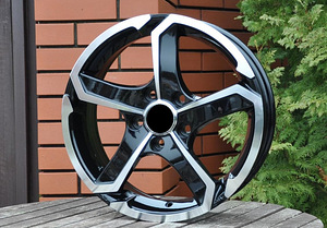 R14x5.5  4X114.3  ET  35  73.1  SH665  Black Polished (MB)  For RACIN  (N)  ((AKC 45 Eur)) (1 foto / 1)