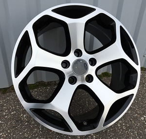 R17x7.5  5X108  ET  50  63.4  QC507  Black Polished+Powder Coating (MBPC)  For FORD  (R) (1 foto / 1)