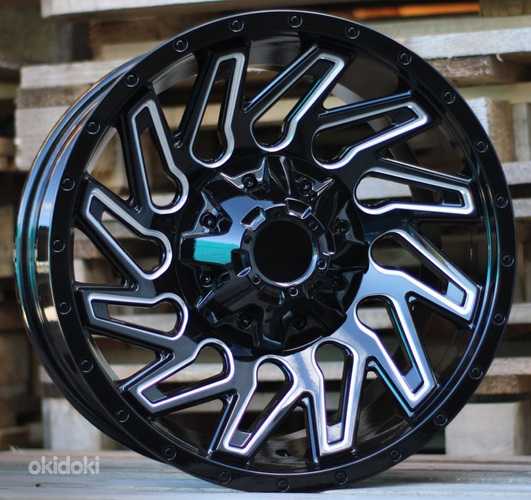 R17x9  6X139.7  ET  M10  110.1  Q1283  Black (BL)  For 4X4  (K4)  (Milling)