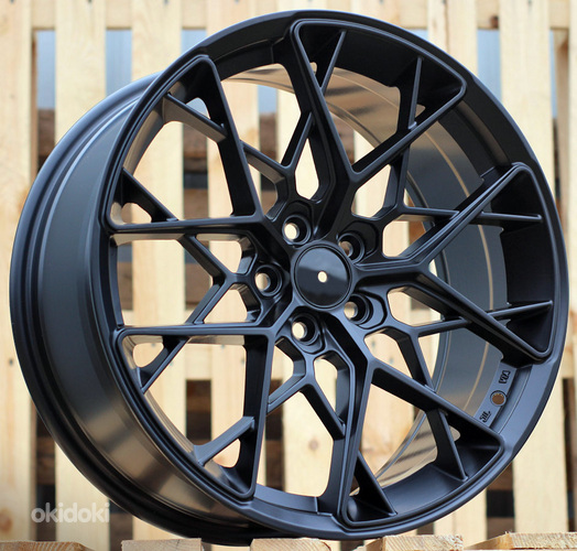R18x8  5X120  ET  35  72.6  Q1131  (FBX049)  Black Matt (BM)  For RACIN  (K7)  (HYBRID FORGED Style HRE)