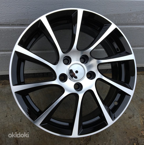 R15x6.5  4X100  ET  39  56.6  OP501  (FR540)  Black Polished (MB)  For OPEL  (R)