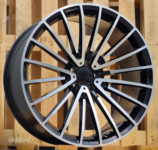 R20x9.5  5X112  ET  38  66.6  MR532  (BY1779)  Black Polished (MB)  For MER  (P+Z2)  (Rear+Front)