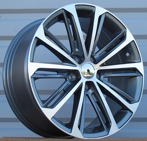 R18x8  5X112  ET  45  57.1  LU980  Grey Polished+Powder Coating (MGPC)  For VW  (P1) (1 foto / 1)