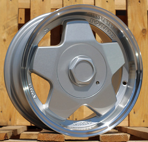 R14x6.5  8X100/114  ET  25  73.1  LU858  Silver+Polished Lip (SP)  For RACIN  (K3)  ((MSLIP)BORBET) (1 foto / 1)