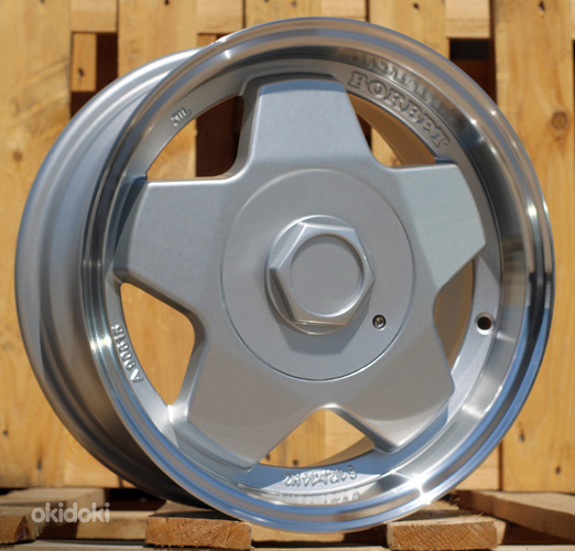R14x6.5  8X100/114  ET  25  73.1  LU858  Silver+Polished Lip (SP)  For RACIN  (K3)  ((MSLIP)BORBET)