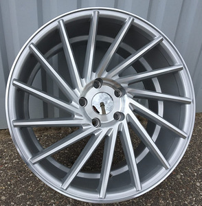 R19x9.5  5X120  ET  38  72.6  LU589  (M7L)  Machined Silver (MS)  For RACIN  (K7)  ((AKC 60 Eur) Style Vossen (Left side)) (1 foto / 1)