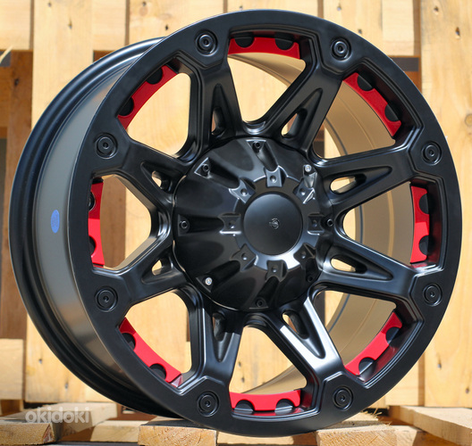 R16x8  6X139.7  ET  M12  108.1  LU849  Black Matt (BM)  For 4X4  (K3)