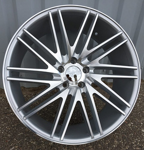 R20x9.5  5X120  ET  38  72.6  LU579  (M+6R)  Machined Silver (MS)  For RACIN  ((AKC 70 Eur)  Vossen Style (Right)) (1 foto / 1)