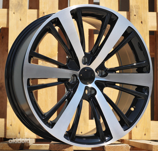 R18x7.5  4X108  ET  25  65.1  LU451  Black Polished (MB)  For PEUG  (P1)