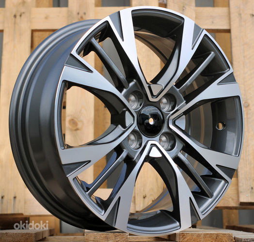 R15x6  4X100  ET  40  73.1  L2285  Grey Polished (MG)  For RACIN  (K3)  (For car KIA)