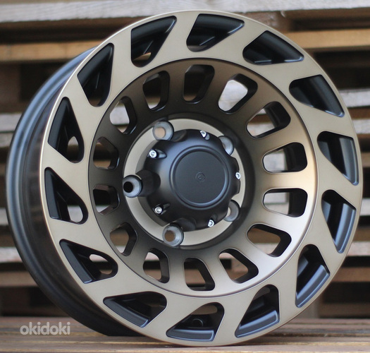 R15x8  5X139.7  ET  0  110.1  L2143  Black Half Matt (BLHM)  For 4X4