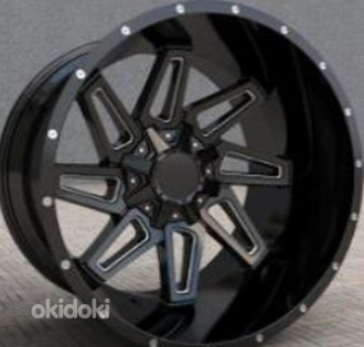R20x10  10X139/150  ET  M12  110.3  L1760  Black (BL)  For 4X4  (K3)  (Milling)