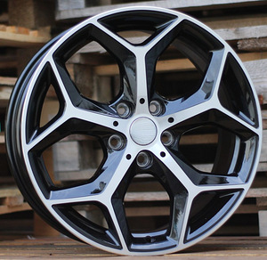 R18x7.5  5X112  ET  51  66.6  L1623  Black Polished (MB)  For BMW  (P1)  (X1) (1 foto / 1)