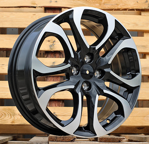 R17x6.5  4X100  ET  45  60.1  L1650  Black Polished (MB)  For RACIN  (P1) (1 foto / 1)
