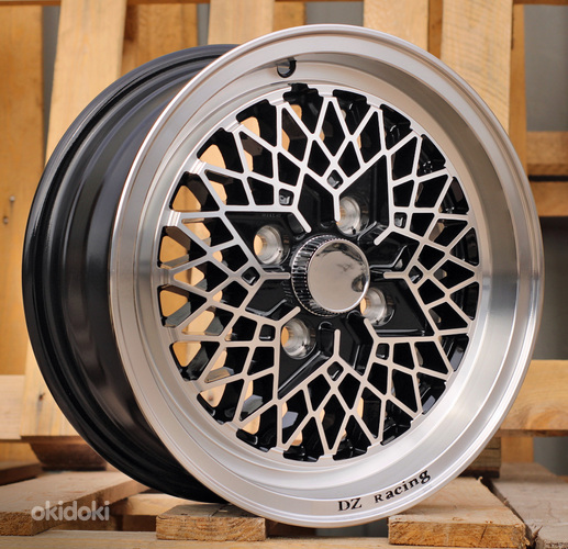 R13x5.5  4X100  ET  30  67.1  L1352  Black Polished (MB)  For RACIN  (R)