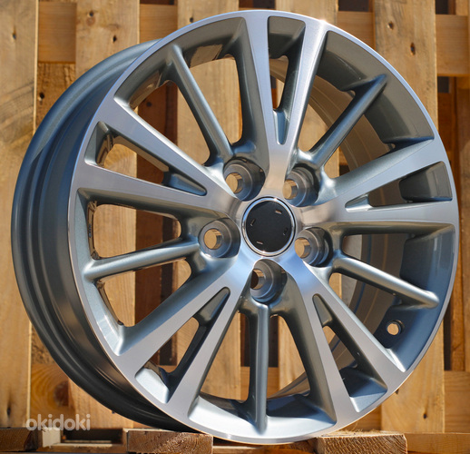 R16x6.5  5X100  ET  39  54.1  L1051  (IN0099)  Grey Polished (MG)  For TOYOT  (A)