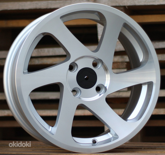 R15x7  4X100  ET  38  60.1  L1268  Machined Silver (MS)  For RACIN  (R)  (Style 3SDM (AKC 55 Eur))