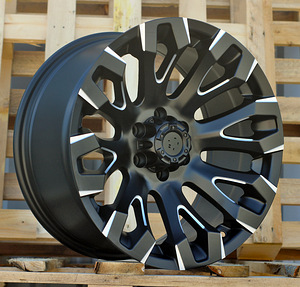 R17x9  6X114.3  ET  0  66.1  JT255  Black Matt (BM)  For 4X4  (K3)  (MB+Milling Spoke) (1 foto / 1)