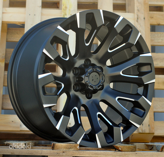 R17x9  6X114.3  ET  0  66.1  JT255  Black Matt (BM)  For 4X4  (K3)  (MB+Milling Spoke)