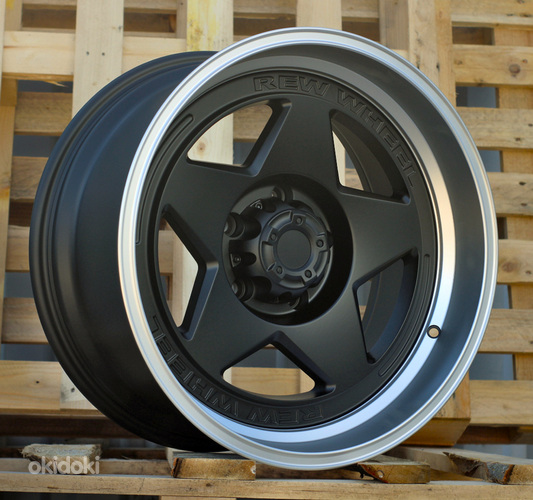 R17x9  6X114.3  ET  0  66.1  JT274  Black Polished (MB)  For 4X4  (K3)  (Polished Lip)
