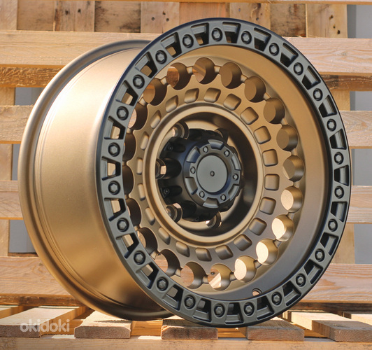 R18x9  6X139.7  ET  0  110.1  JT220  Bronze+Polished Lip (YYPL)  For 4X4  (K3)