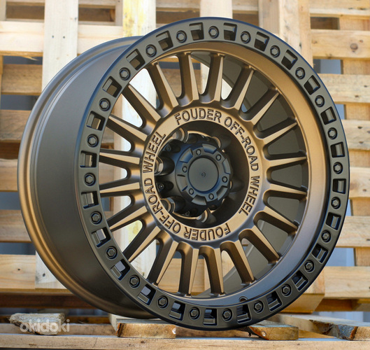 R18x9  6X139.7  ET  0  110.1  JT222  Bronze+Polished Lip (YYPL)  For 4X4  (K3)