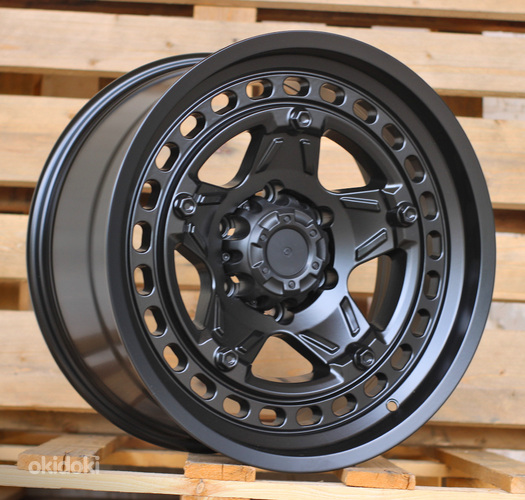 R16x8.5  6X139.7  ET  0  110.1  JT186  Black Matt (BM)  For 4X4  (M)