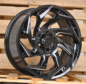 R20x9  6X139.7  ET  0  110.1  JT187  Gloss Black (GB)  For 4X4  (K7+K3)  (Milling) (1 foto / 1)