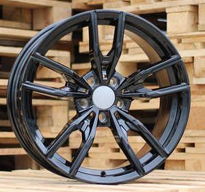 R18x8  5X112  ET  26  66.6  IN818  Black (BL)  For BMW  (K7)  (Rear+Front) (1 foto / 1)